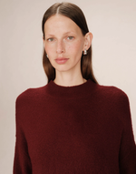 Load image into Gallery viewer, Burgundy Oversized Sweater
