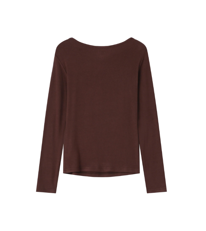 Chocolate Slim Fit Top