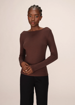 Load image into Gallery viewer, Chocolate Slim Fit Top
