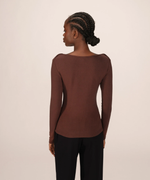 Load image into Gallery viewer, Chocolate Slim Fit Top
