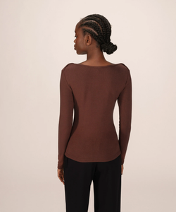 Chocolate Slim Fit Top