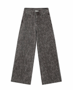 Load image into Gallery viewer, Animal Print Wide Jeans
