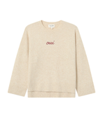 Load image into Gallery viewer, Cream Embroidered Jumper

