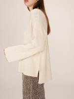 Load image into Gallery viewer, Cream Embroidered Jumper
