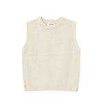 Load image into Gallery viewer, Ecru Knitted Tank Top
