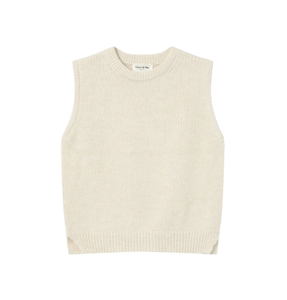 Ecru Knitted Tank Top