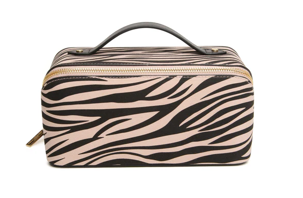 Zebra Print Train Case