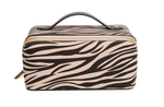 Load image into Gallery viewer, Zebra Print Train Case
