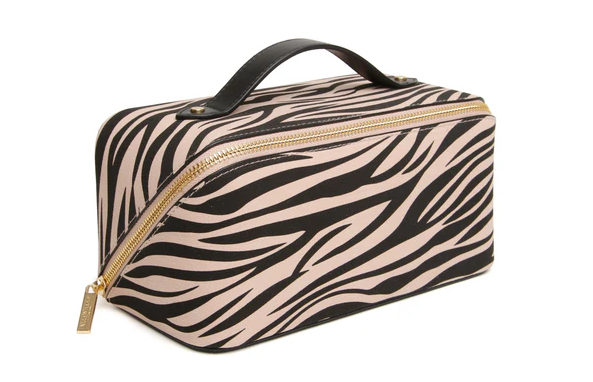 Zebra Print Train Case