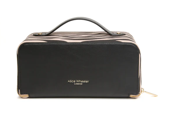 Zebra Print Train Case