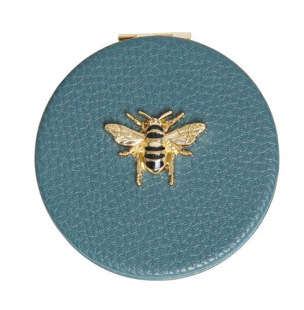 Teal Compact Mirror