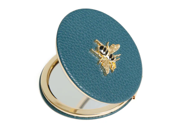 Teal Compact Mirror