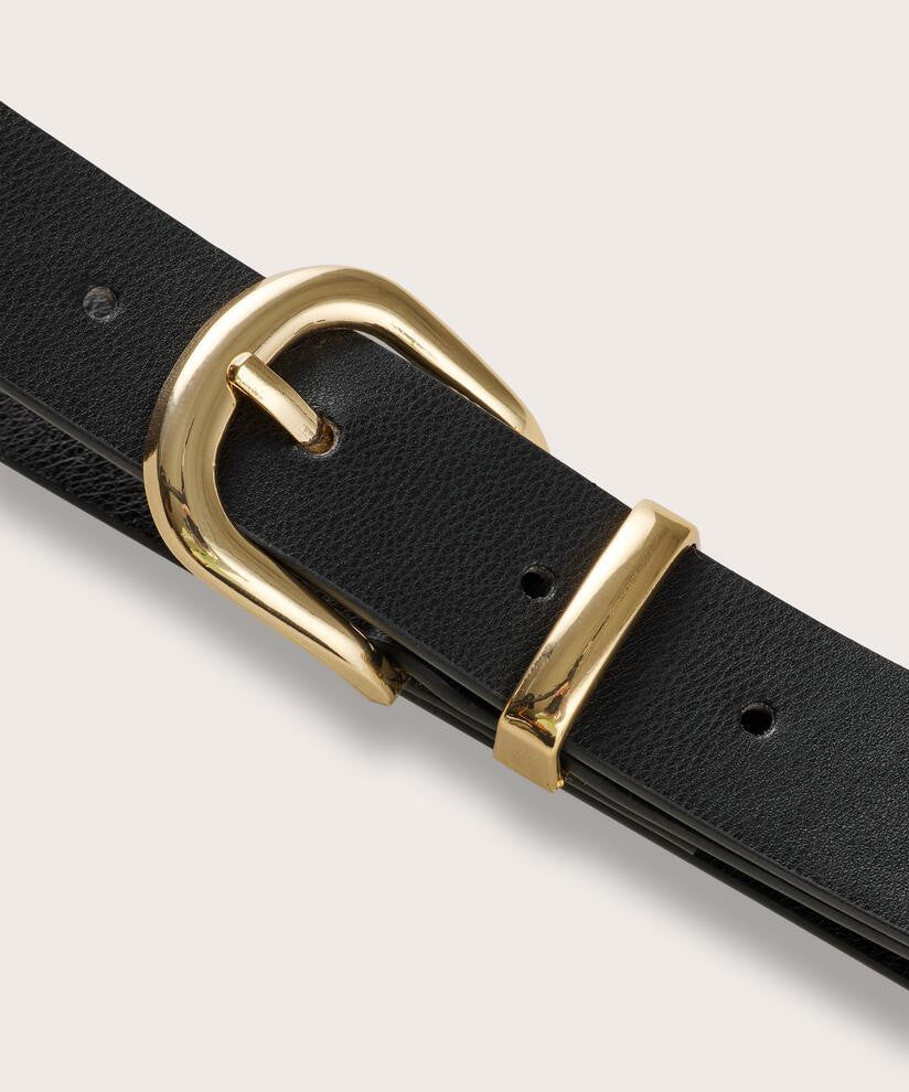 Black Rivela Belt -BLACK