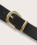 Load image into Gallery viewer, Black Rivela Belt -BLACK

