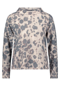 Animal Print Sweatshirt