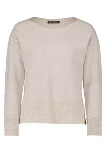 Cream Jumper with Sparkly Detail