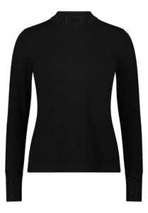Black Slim Fit Jumper