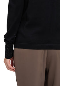 Black Slim Fit Jumper