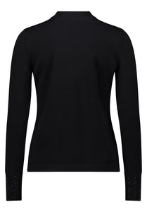 Black Slim Fit Jumper