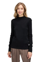 Load image into Gallery viewer, Black Slim Fit Jumper
