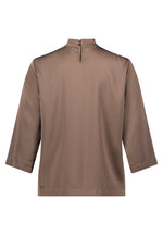 Load image into Gallery viewer, Mocha Satin Blouse
