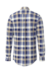 Blue Check Flannel Shirt