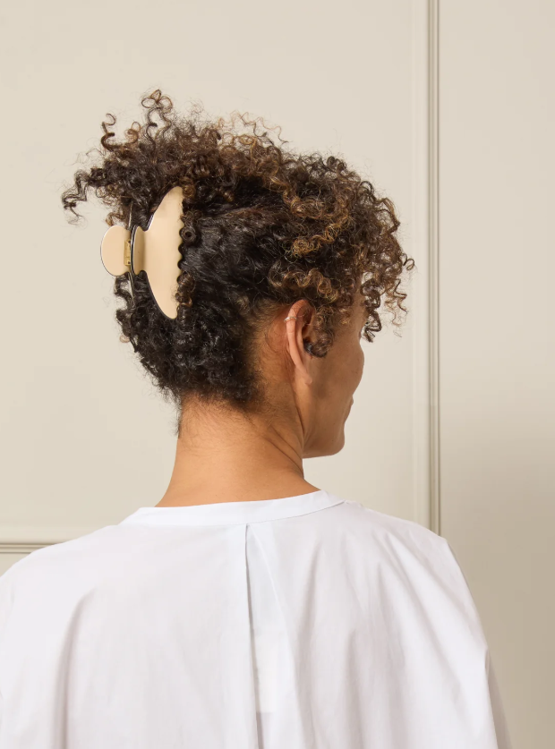 Cream Hereford Hair Claw