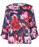 Load image into Gallery viewer, Navy Bimelda Blouse
