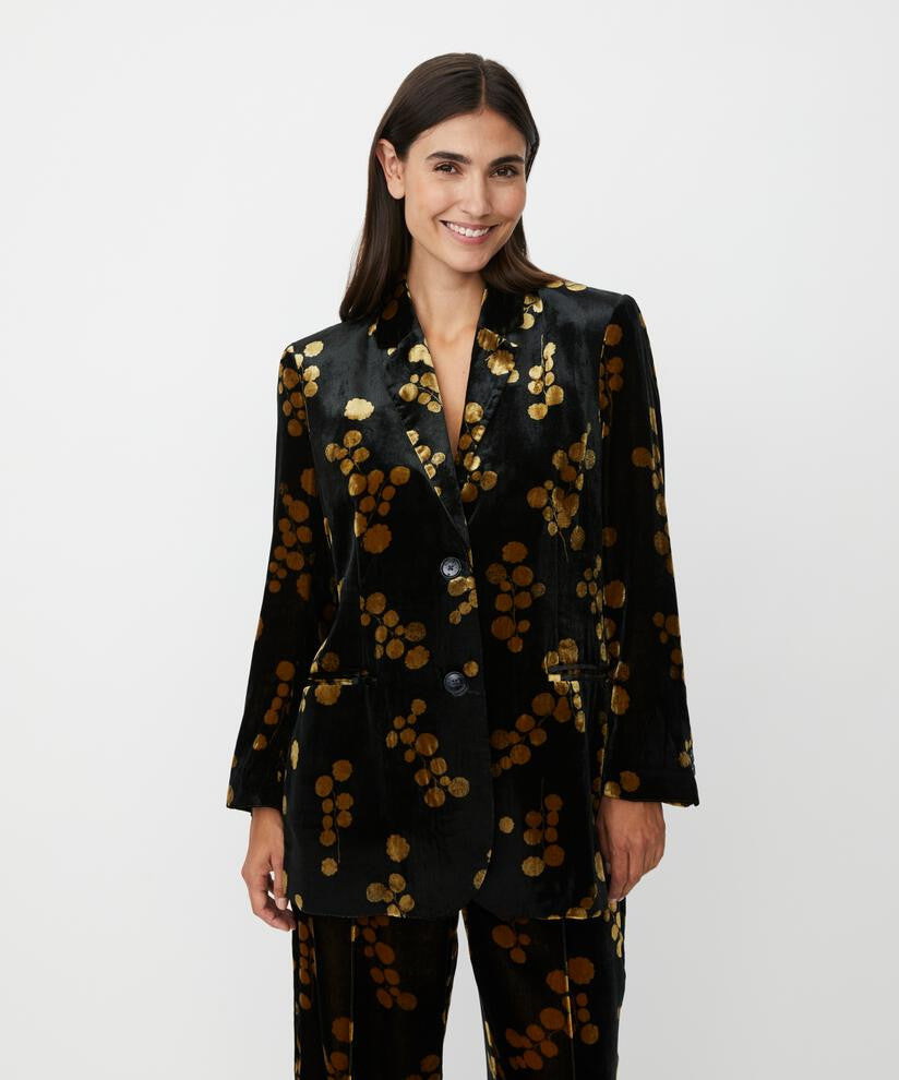 Black Jaxi Velvet Jacket
