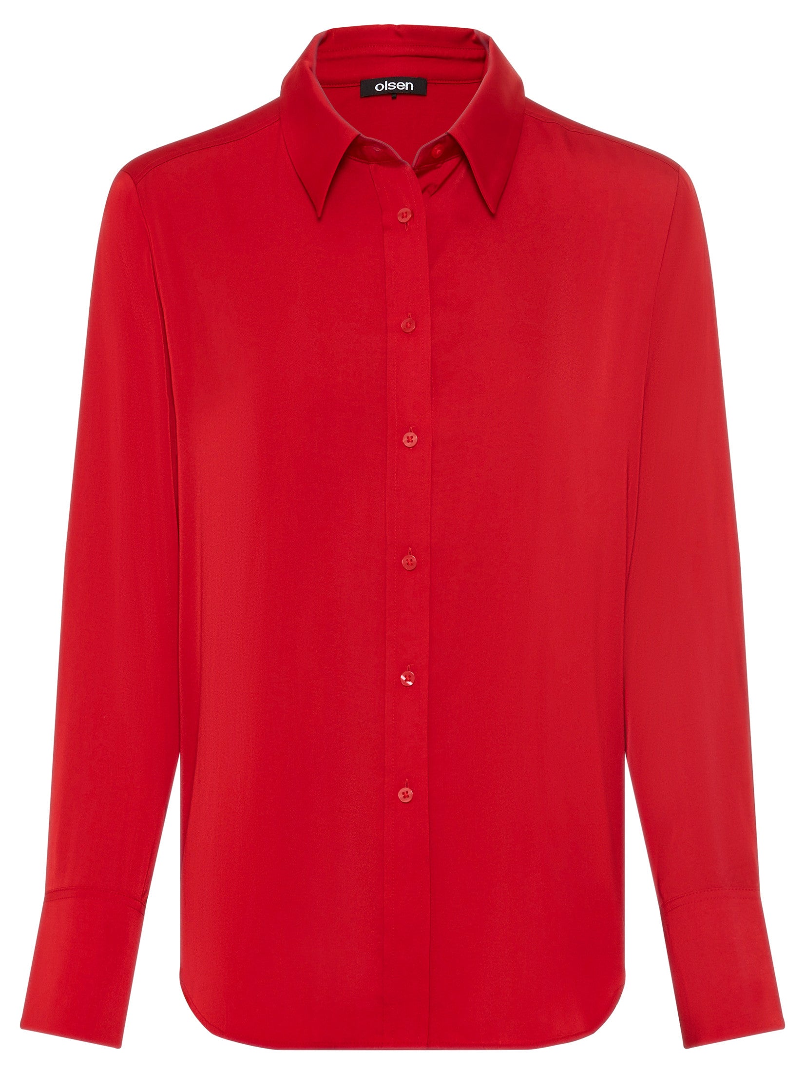Red Satin Shirt