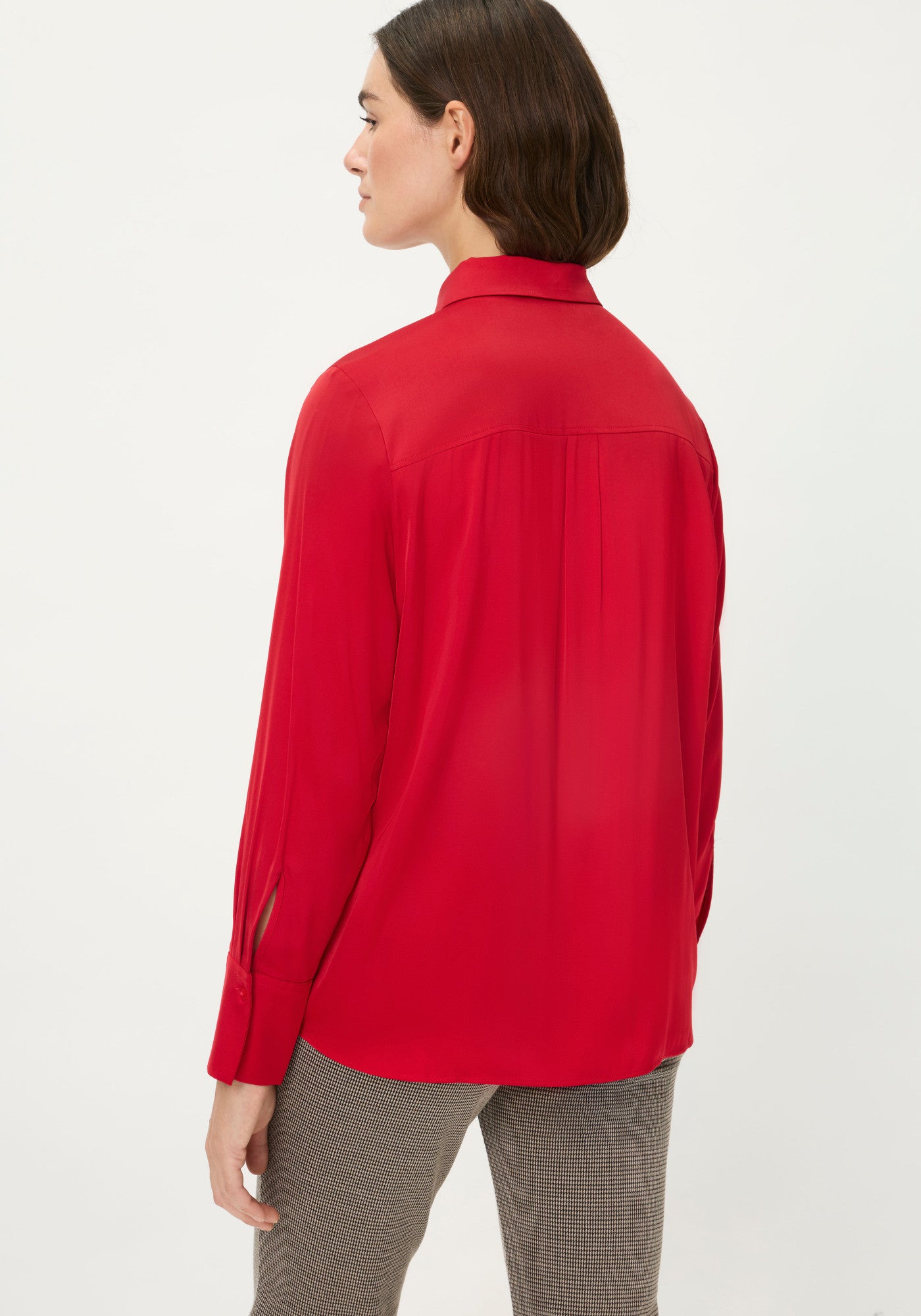 Red Satin Shirt