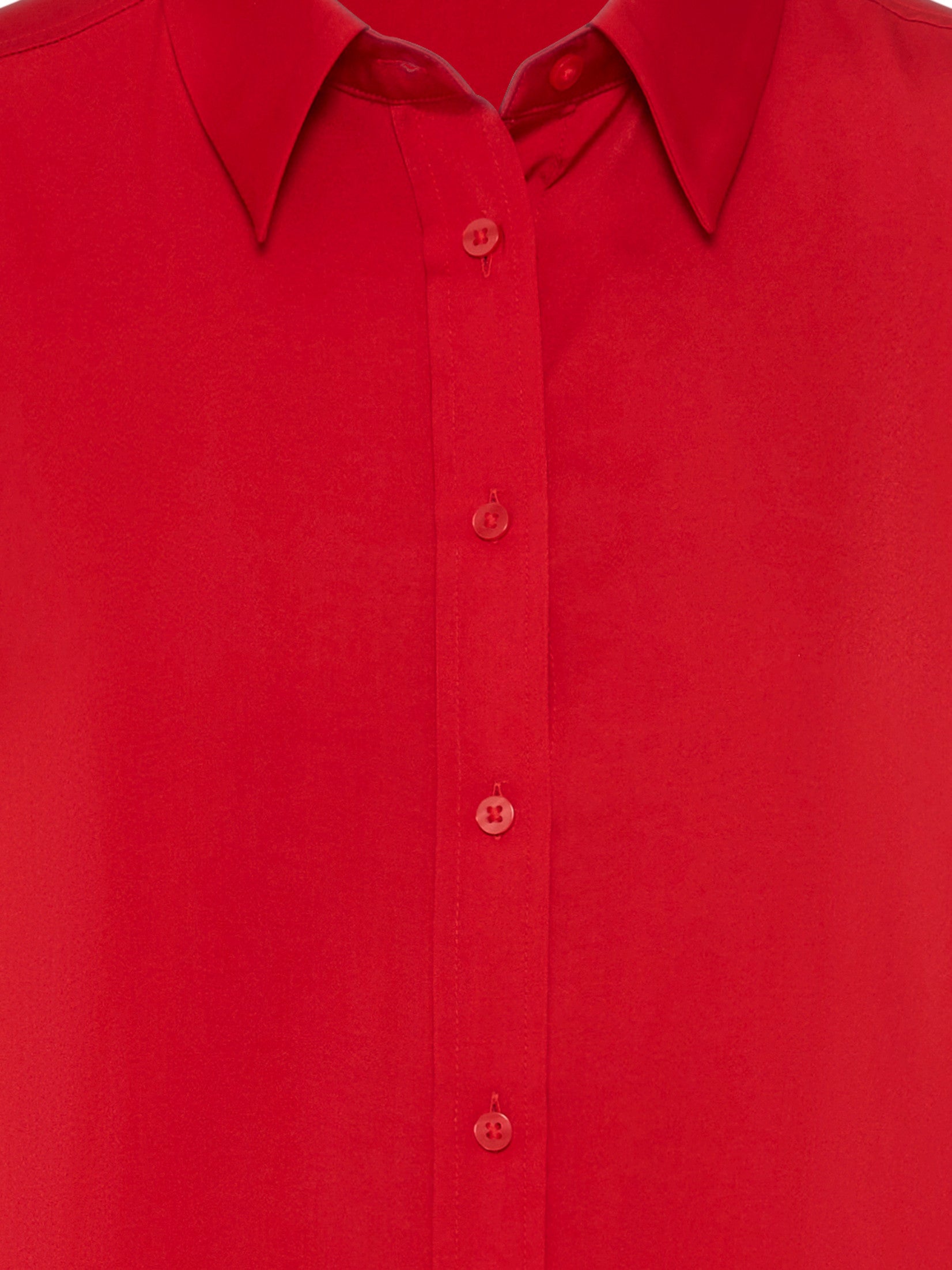 Red Satin Shirt