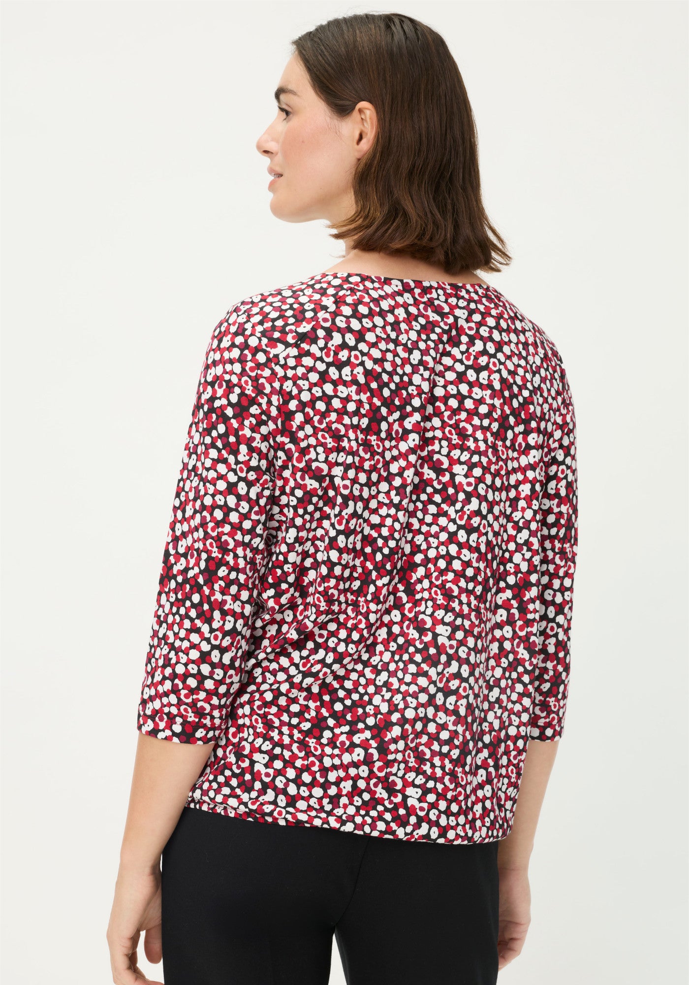 Red Patterned Top