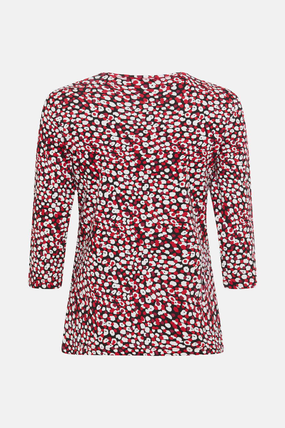 Red Slim Fit Patterned Top