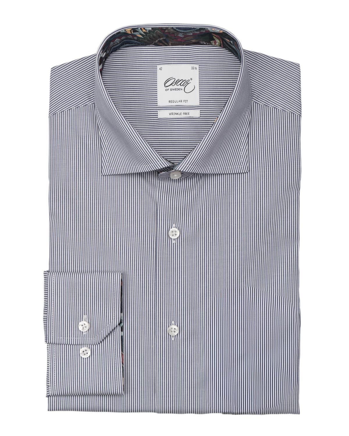 Blue Stripe Shirt-BLUE