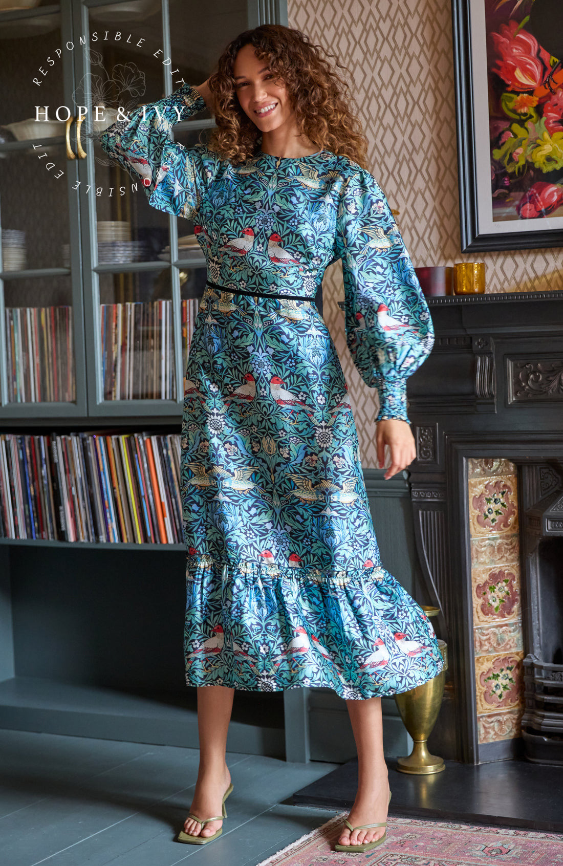 Paisley William Morris Print Dress