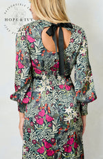 Load image into Gallery viewer, Bramble William Morris Midi Dress
