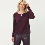 Load image into Gallery viewer, Wine Sparkly Top
