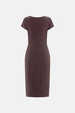 Load image into Gallery viewer, Wine Sparkly Midi Dress
