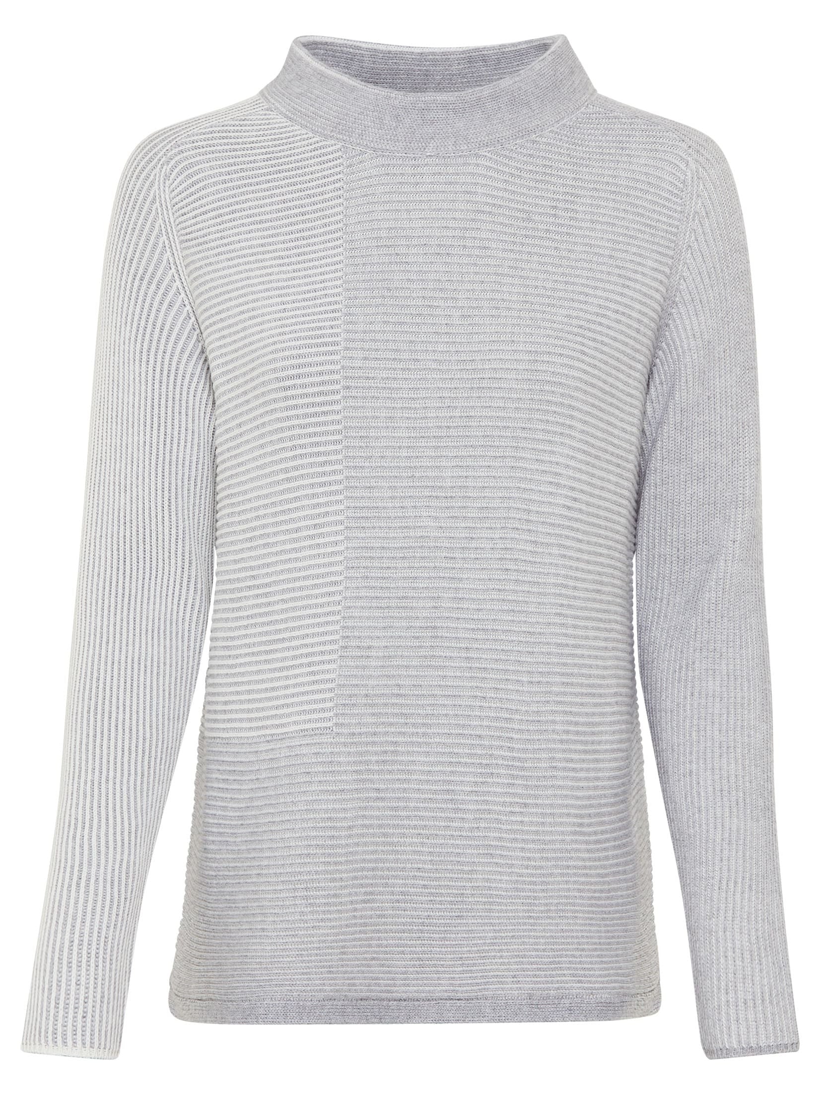 Grey High Neck Pullover