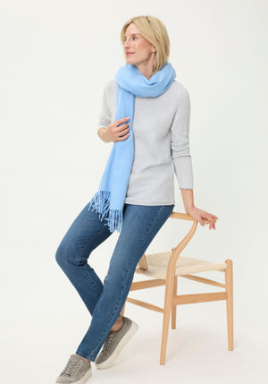Grey High Neck Pullover