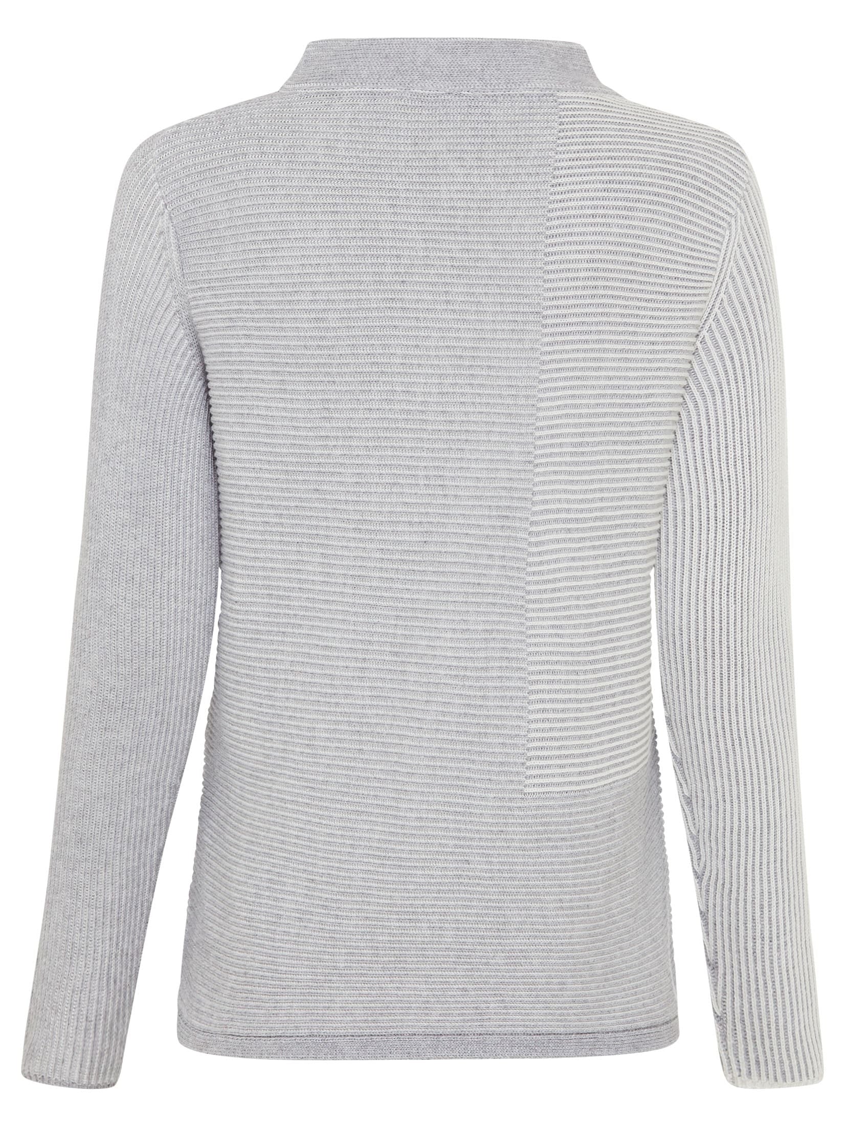 Grey High Neck Pullover