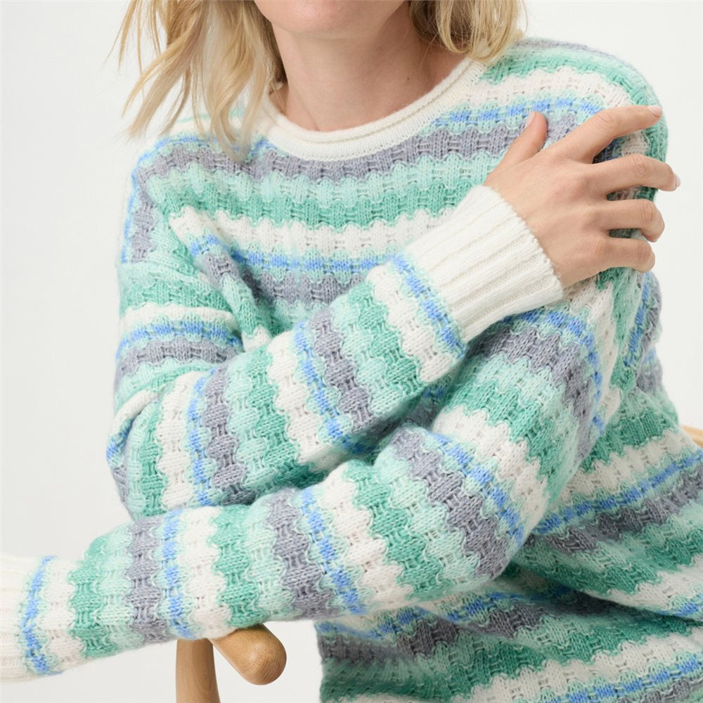 Mint Stripe Jumper