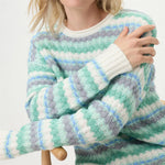 Load image into Gallery viewer, Mint Stripe Jumper
