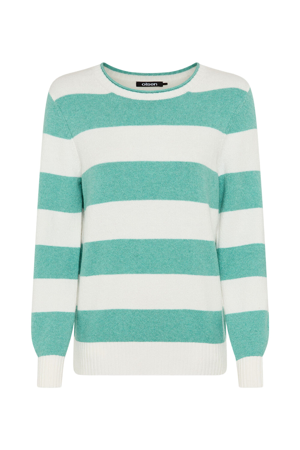 Mint Stripe Pullover