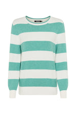 Load image into Gallery viewer, Mint Stripe Pullover
