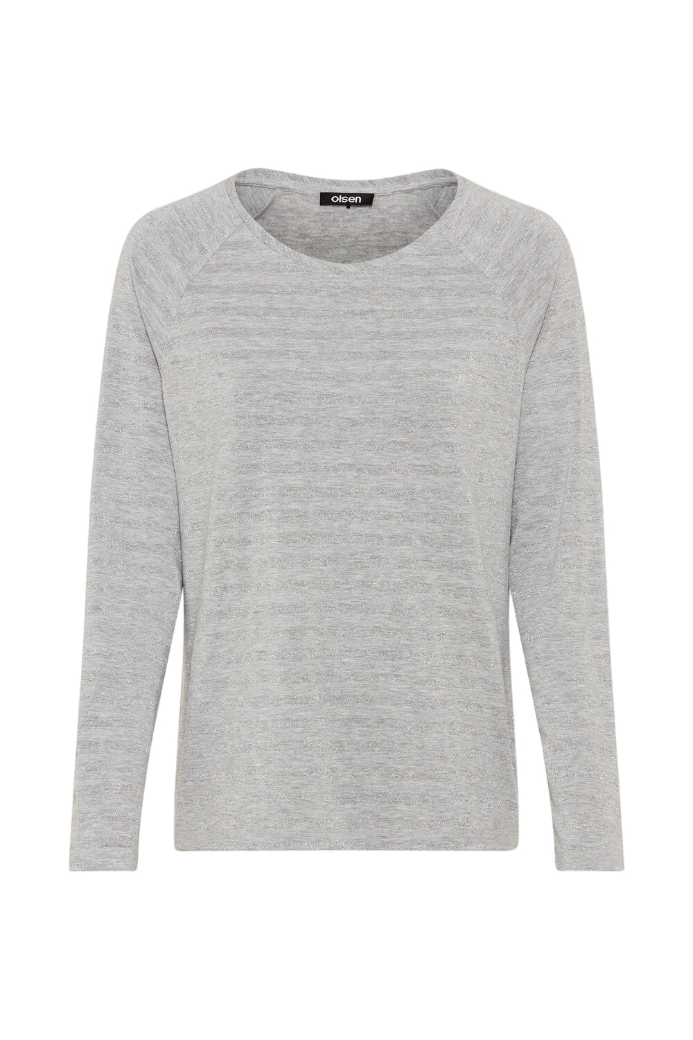 Grey Sparkly Jersey Top