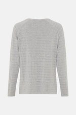 Load image into Gallery viewer, Grey Sparkly Jersey Top
