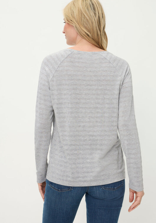 Grey Sparkly Jersey Top