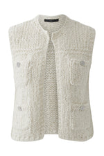 Load image into Gallery viewer, Cream Knitted Waistcoat
